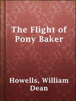 cover image of The Flight of Pony Baker